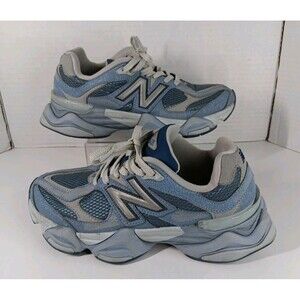New Balance 9060 Abzorb Sneakers Mens 6.5 Womens 8 Blue Athletic Running